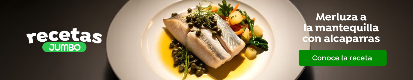 Merluza a la mantequilla con alcaparras