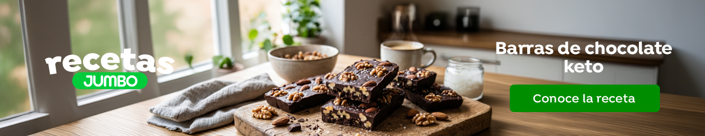 Barras de chocolate keto